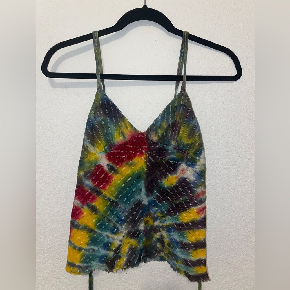Vintage Gap Tie Die Spaghetti Straps